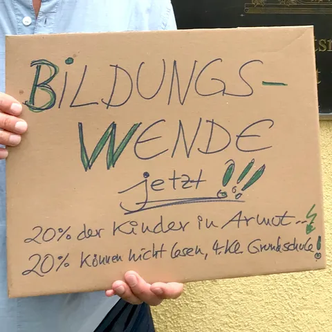 Plakat von Bildungswende jetzt