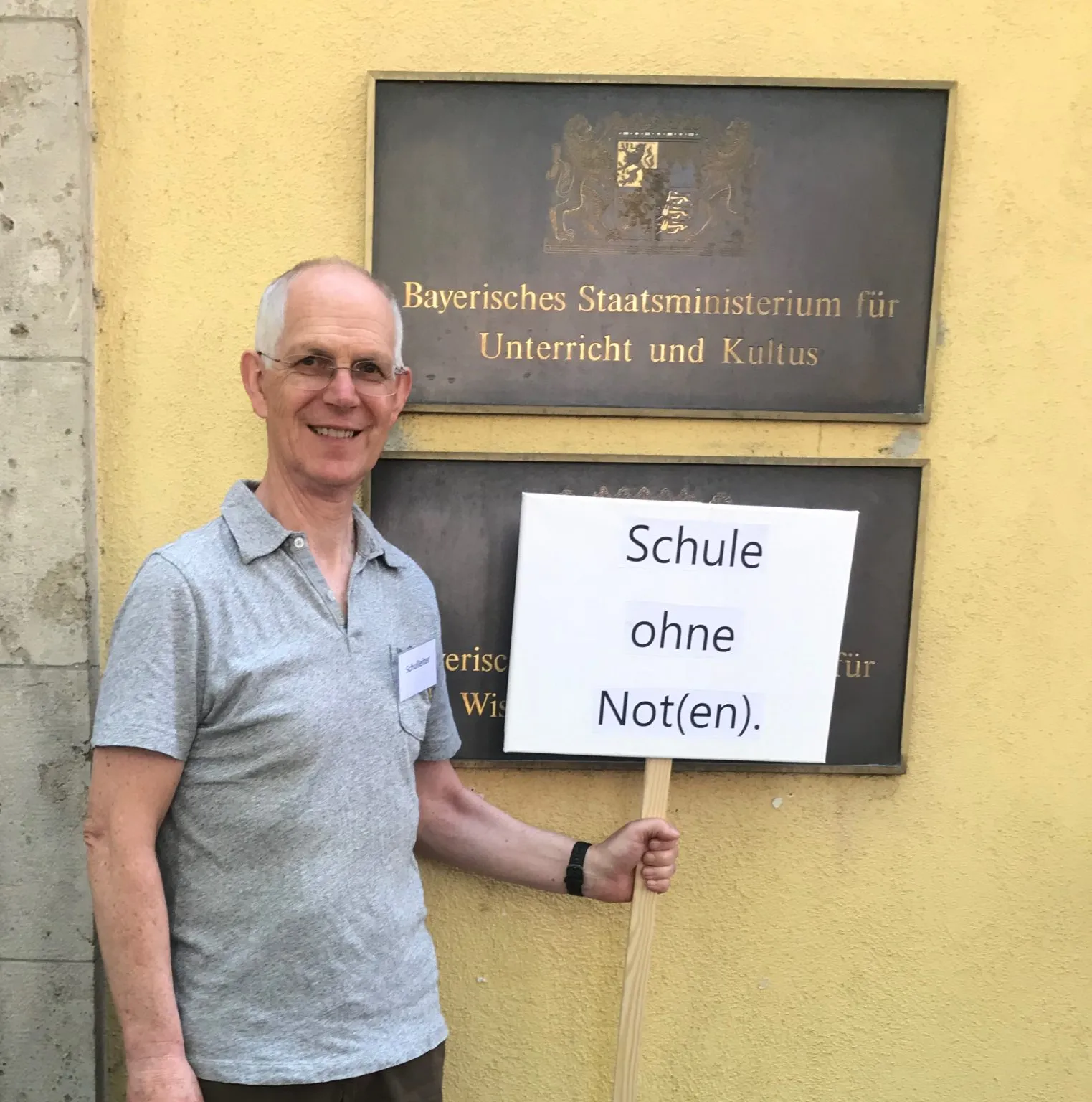 Plakat von Roland Grüttner