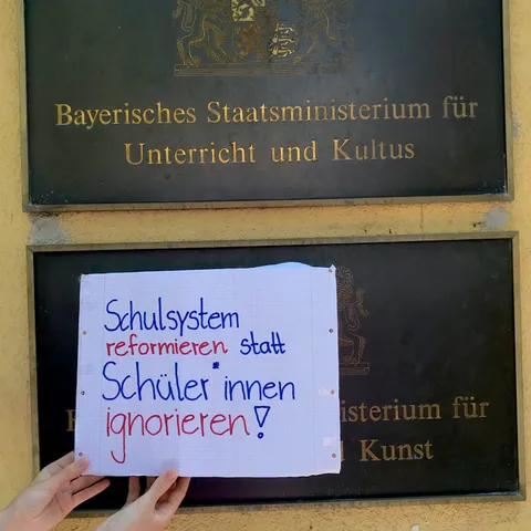 Plakat von eine Schüler:in